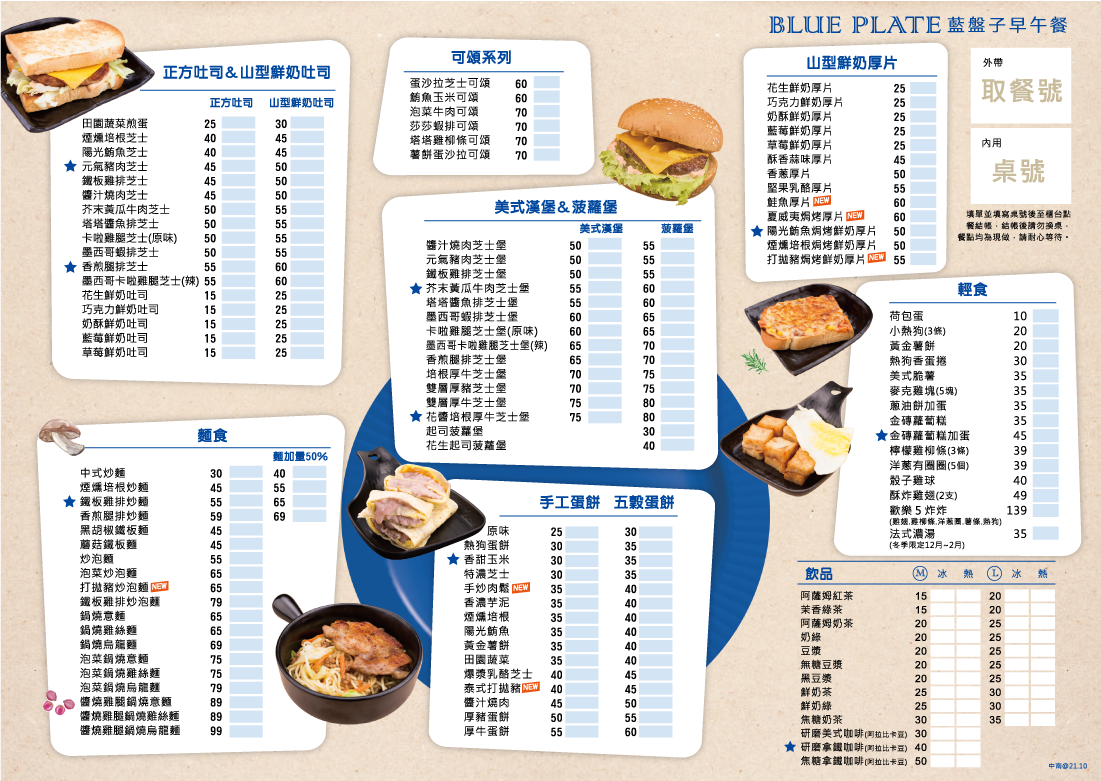 藍盤子早午餐連鎖》Blueplate 藍盤子菜單、餐點推薦、外送服務 @嘉義+1 | 嘉義加一
